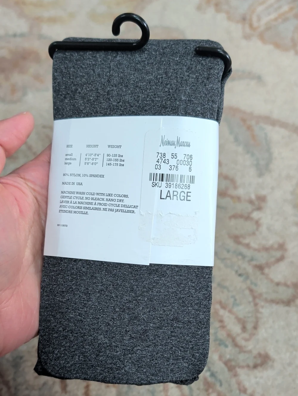 Neiman Marcus Gray Tights NWT
